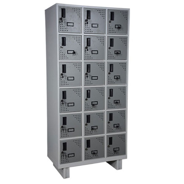 Neeman Seating 18-Door Staff Locker - Metal Powder Coated | Gurugram Manufacturer